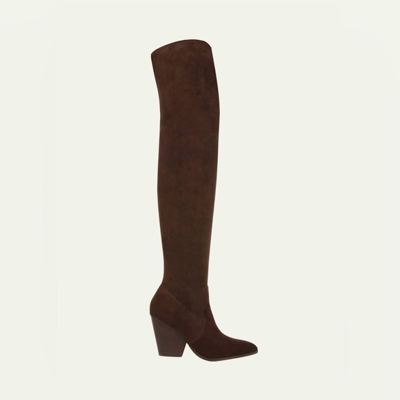 Veronica Beard Women's Lalita Over The Knee Boot In Cacao Suede